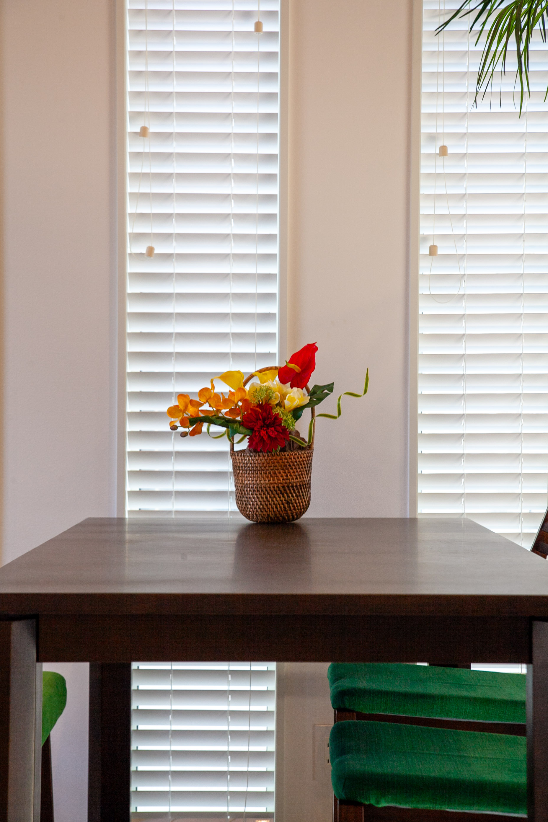 ダイニングの花